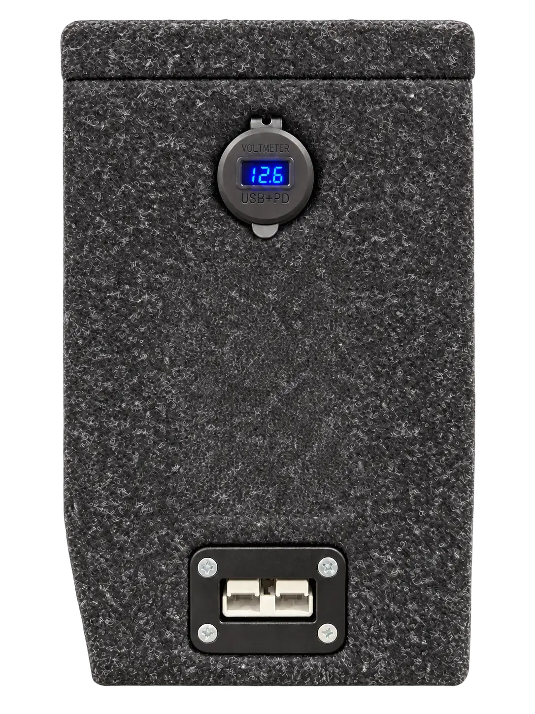 Powered left-hand wing with battery gauge, USB outlets and Anderson outlet