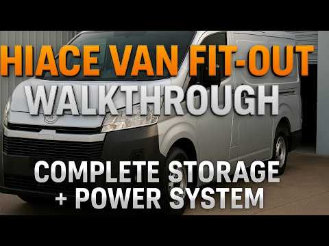 HiAce Complete Storage and Power Fit-Out: From the Archive - archived Lawson Automotive video