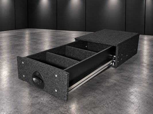 Reference photo: real INFINITY Base Drawer open