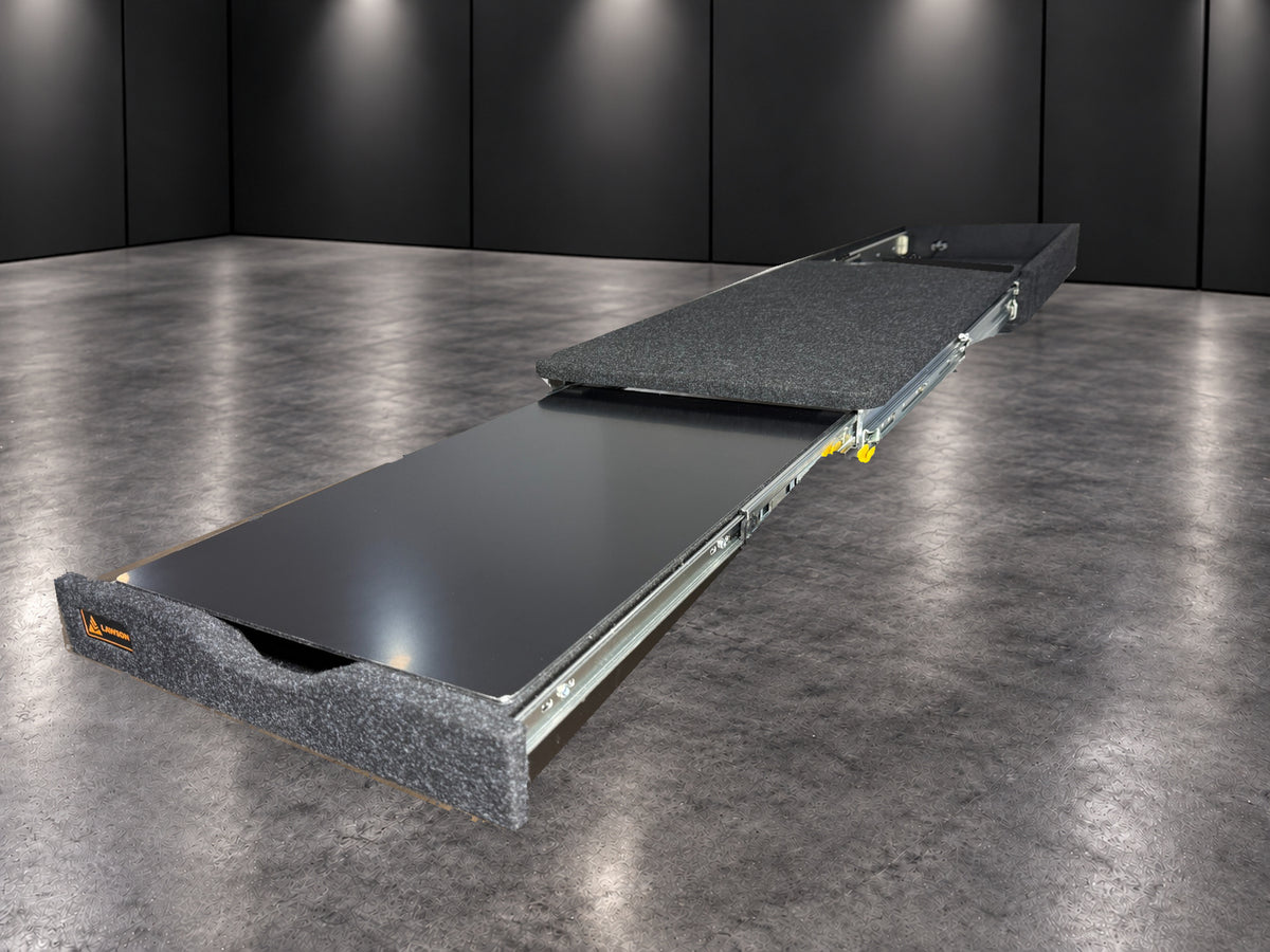 INFINITY High Deck Slide with removable preparation table extended