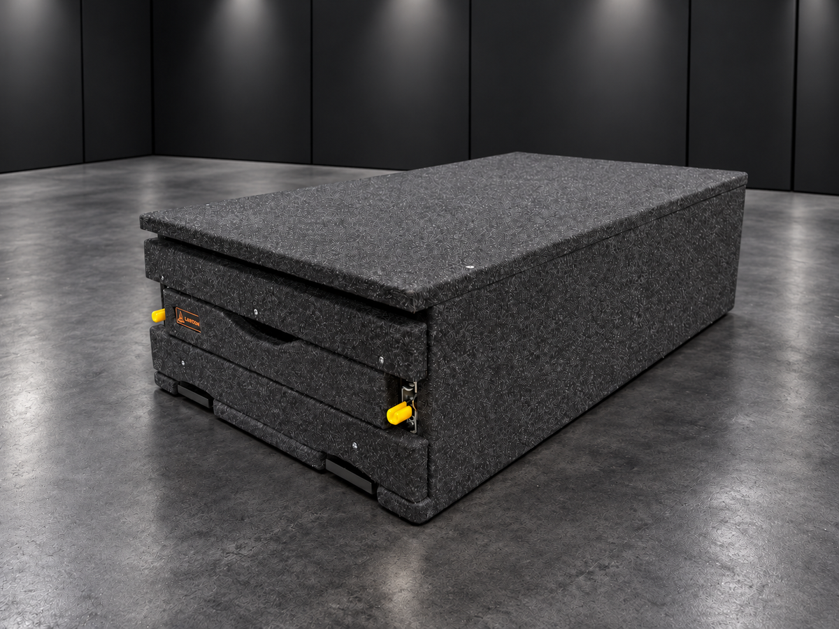 Lawson INFINITY Kitchen Module closed and ready for travel