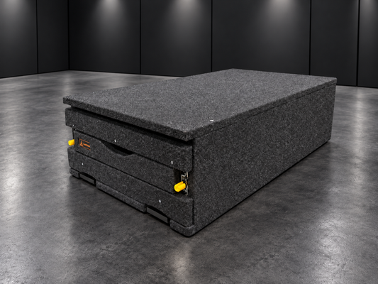 Lawson INFINITY Kitchen Module closed and ready for travel
